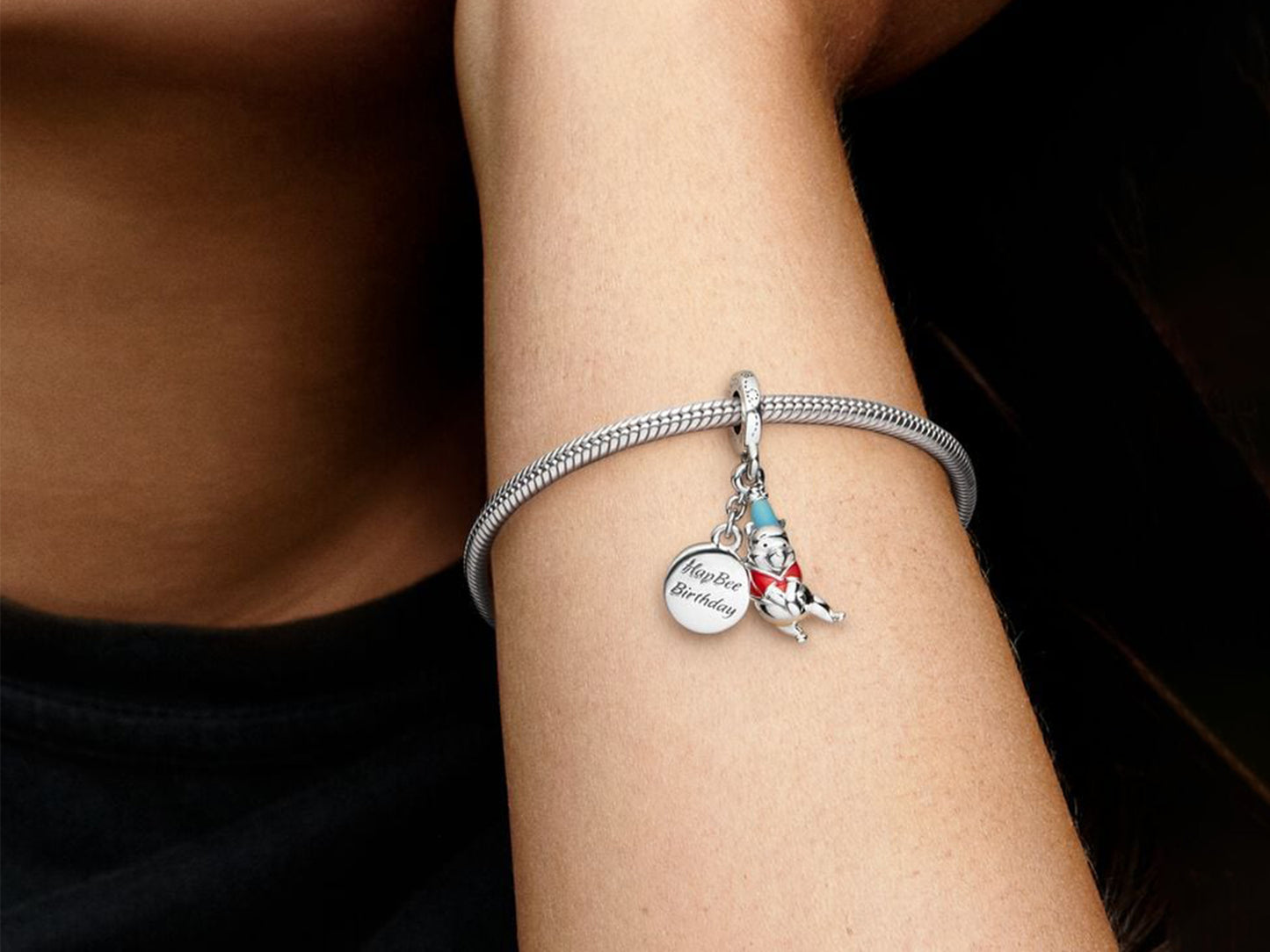 Disney Winnie the Pooh Birthday Dangle Charm