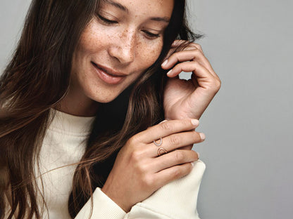 Wrapped Open Infinity Ring