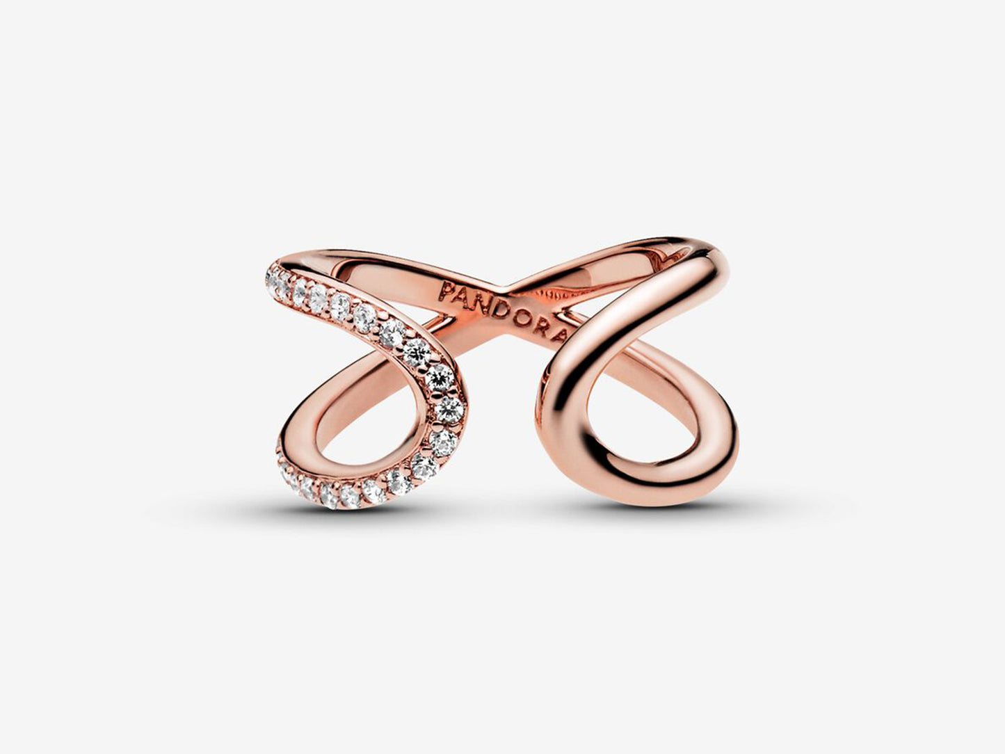 Wrapped Open Infinity Ring