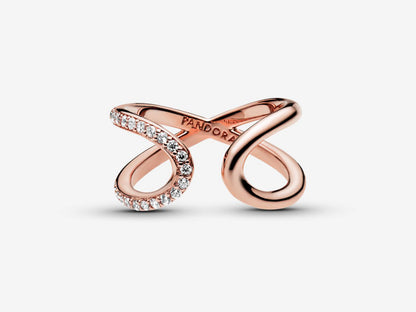 Wrapped Open Infinity Ring