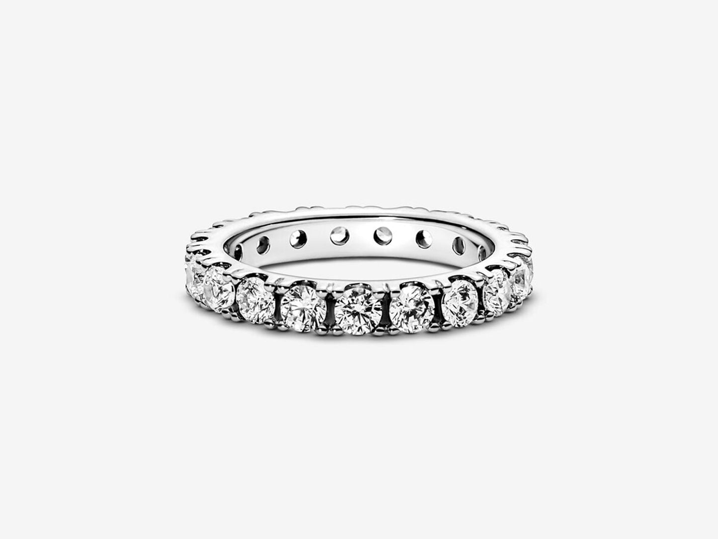 Sparkling Row Eternity Ring