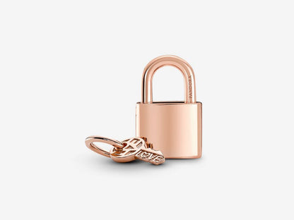Padlock & Key Dangle Charm