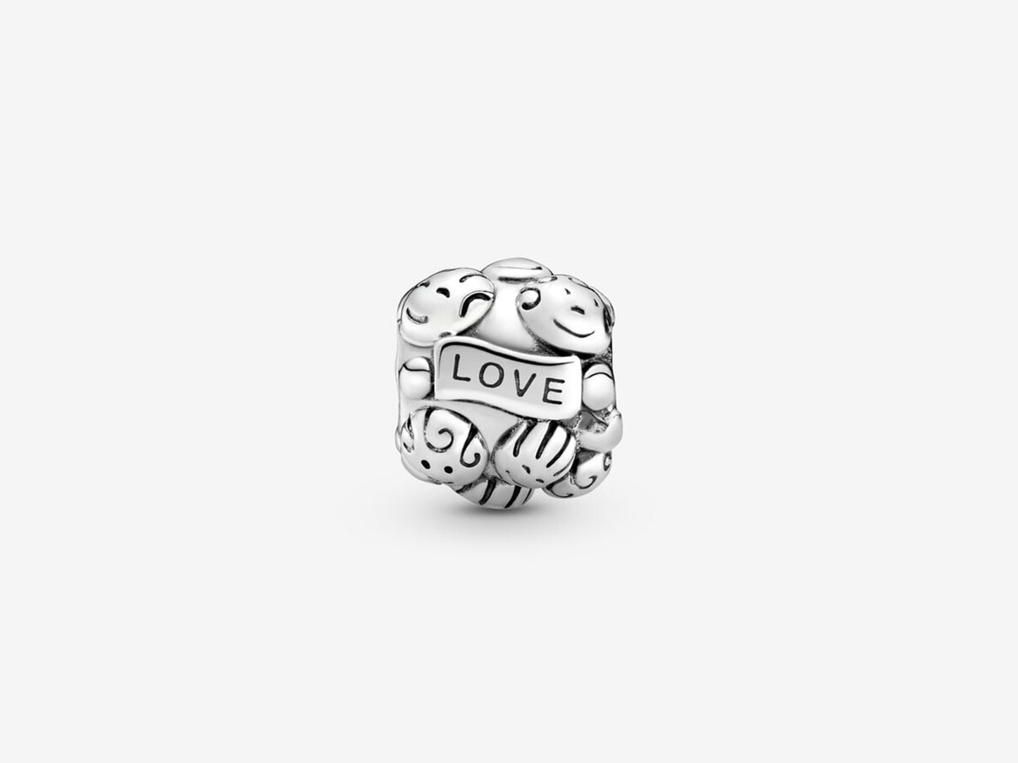 Family Smiley Face Charm
