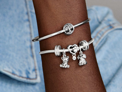 Openwork Family Roots Charm