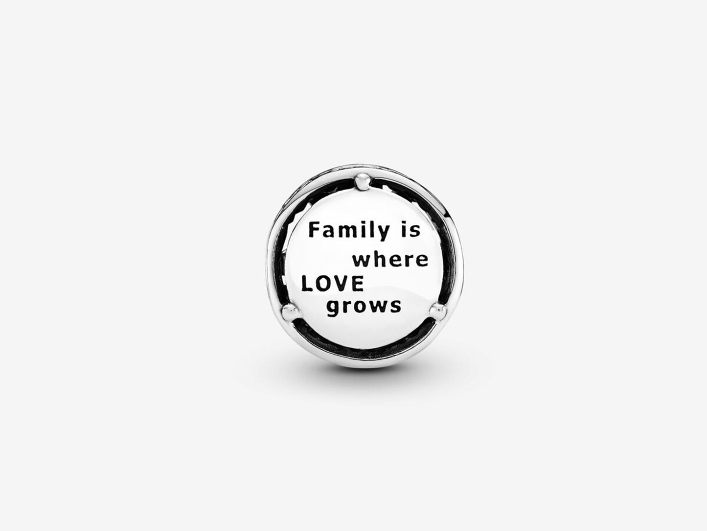 Openwork Family Roots Charm