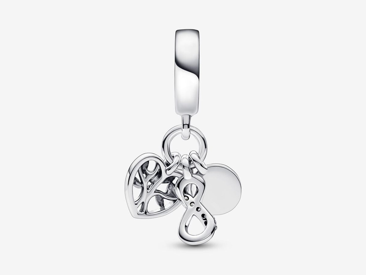 Family Infinity Triple Dangle Charm