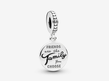 Friends Are Family Dangle Charm