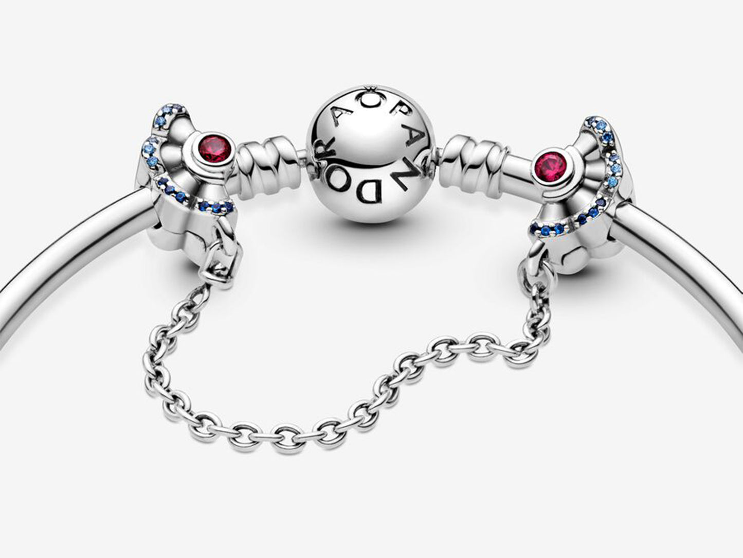 Fan-Shaped Safety Chain Charm