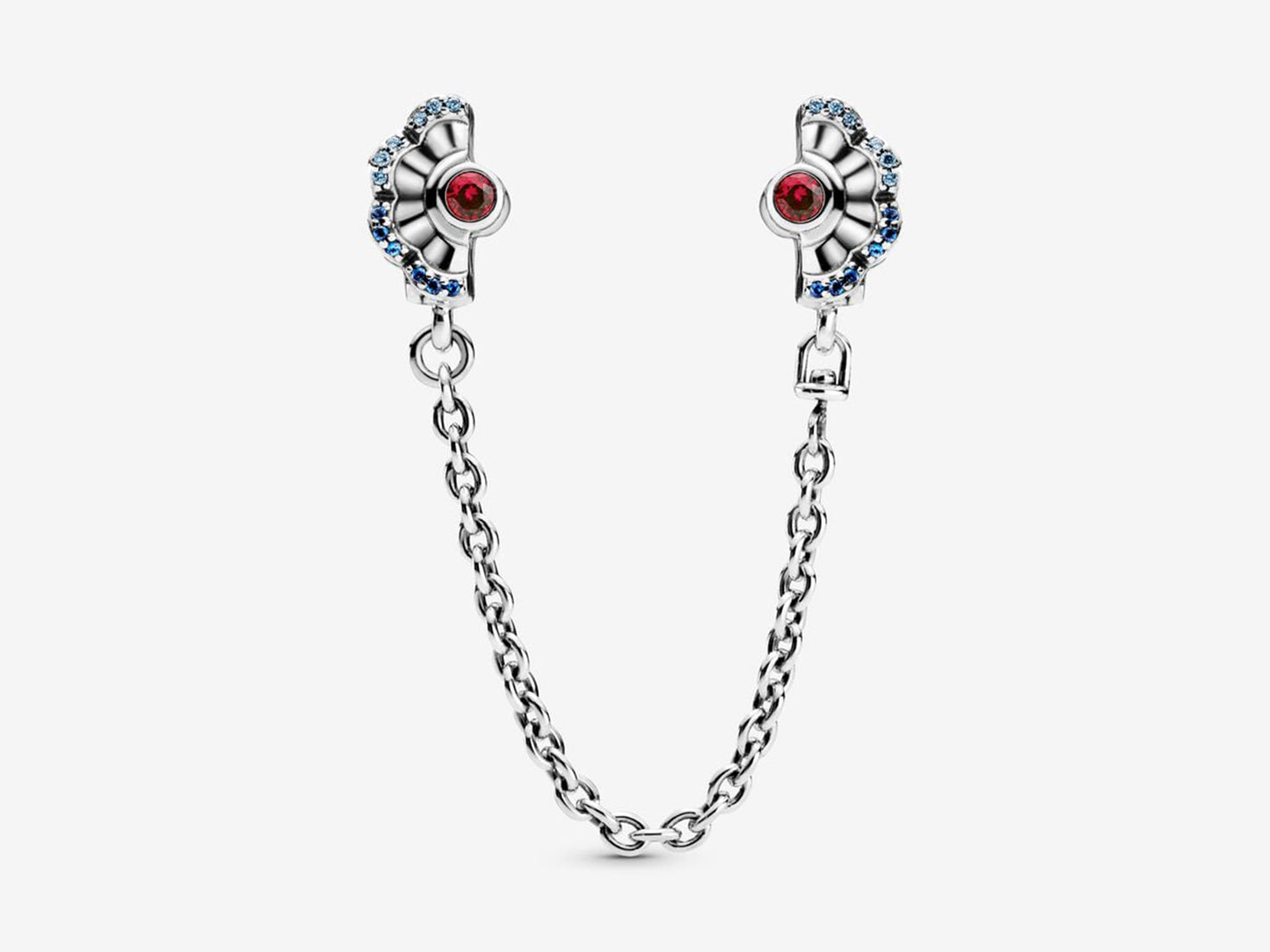 Fan-Shaped Safety Chain Charm