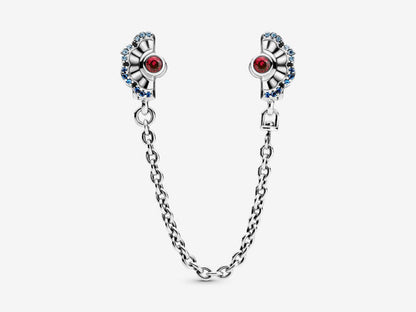 Fan-Shaped Safety Chain Charm