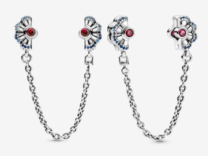 Fan-Shaped Safety Chain Charm