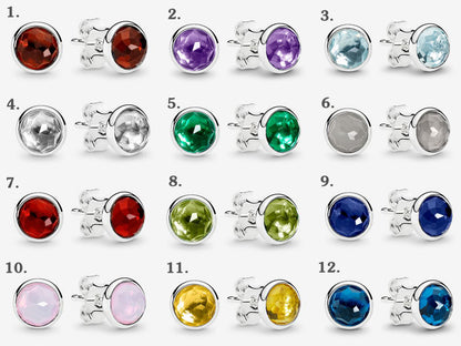 February Stud Earrings