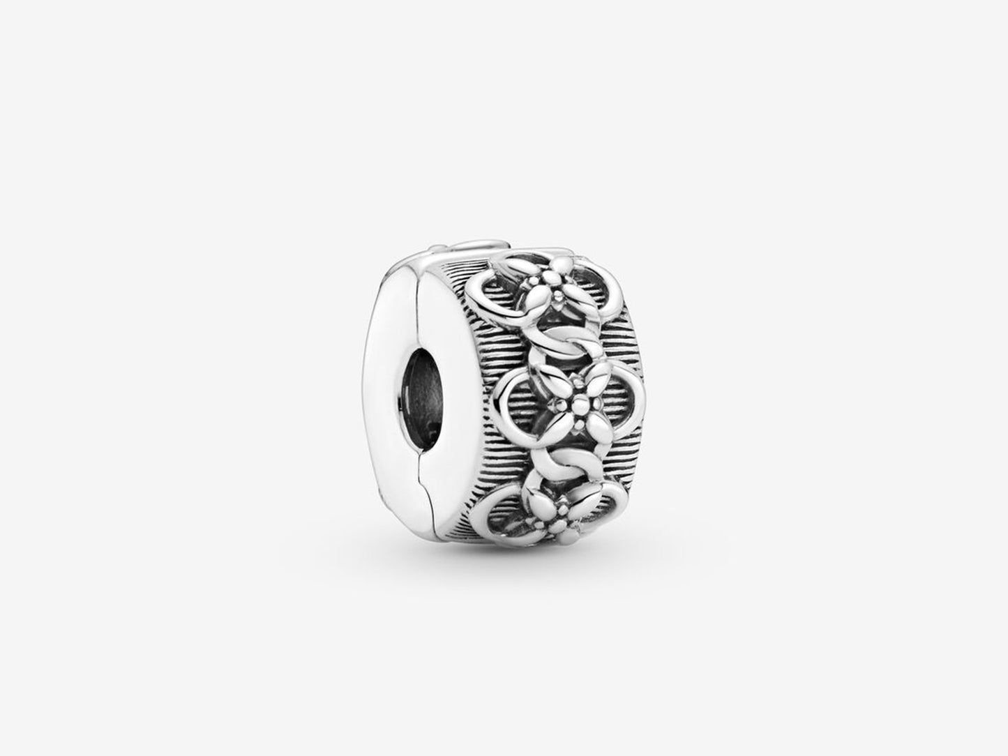 Floral Pattern Clasp Charm