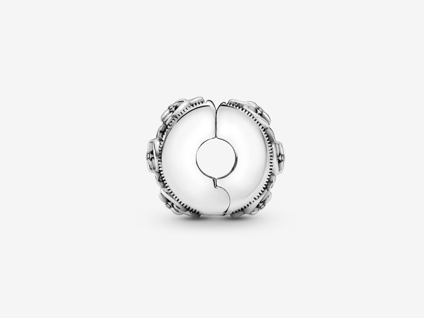 Floral Pattern Clasp Charm