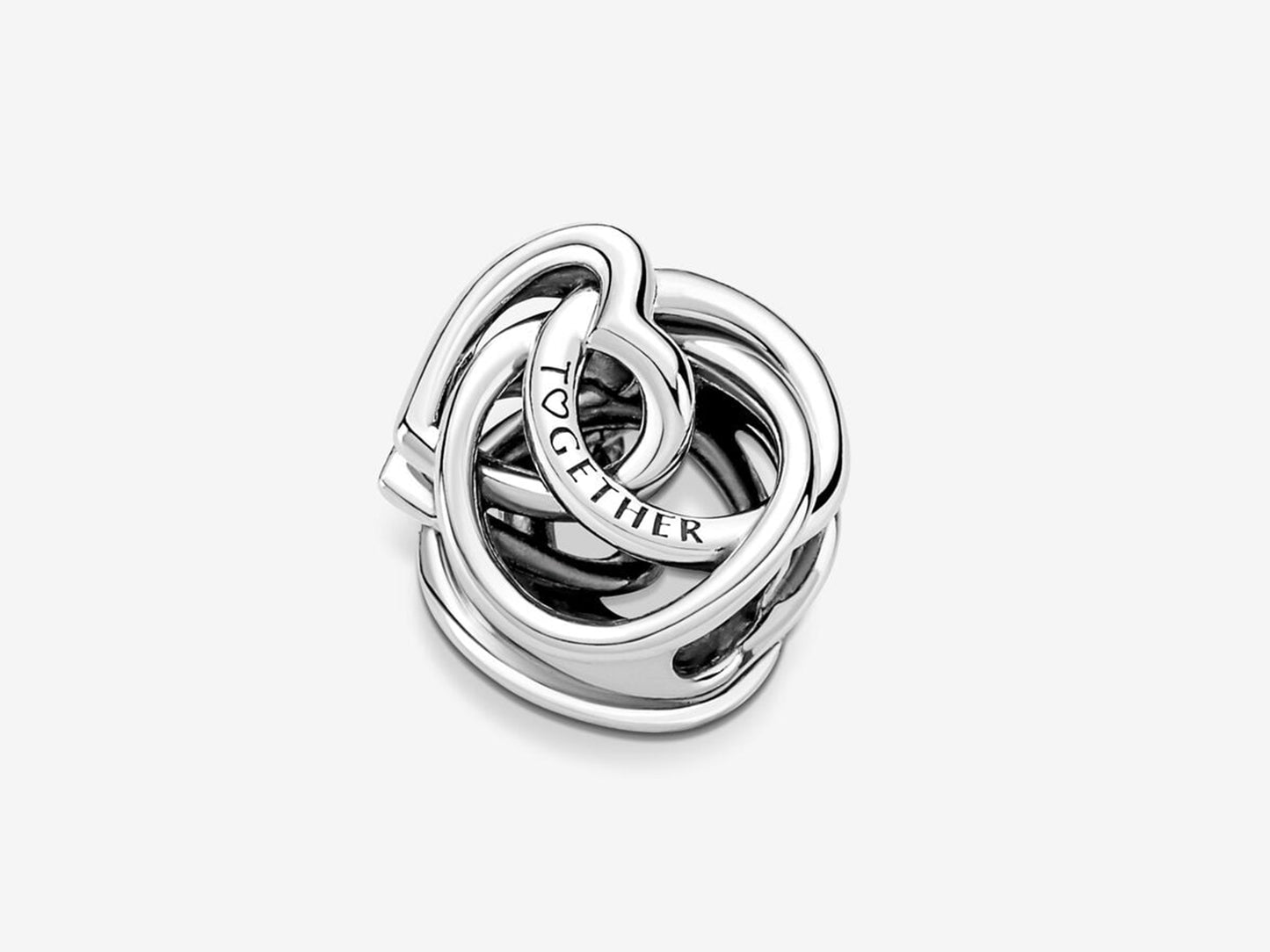 Family Always Encircled Heart Charm