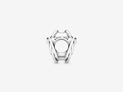 Family Always Encircled Heart Charm