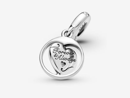 Spinning Forever & Always Soulmate Dangle Charm