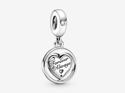 Spinning Forever & Always Soulmate Dangle Charm