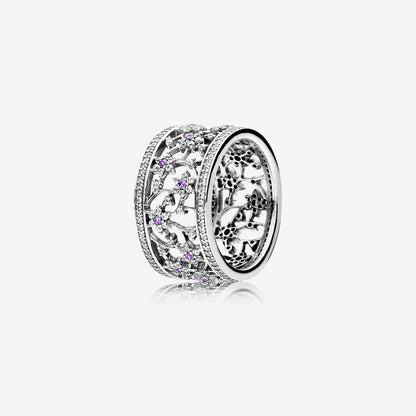 Forget-Me-Not Silver Ring