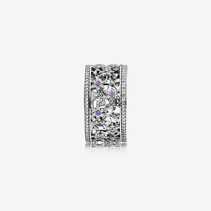 Forget-Me-Not Silver Ring