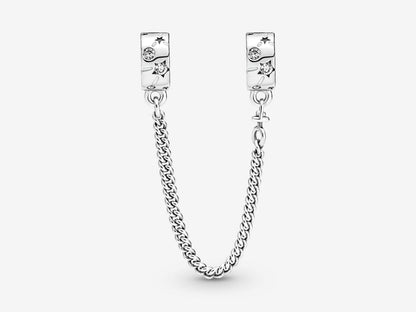 Galaxy Star Cluster Safety Chain Charm