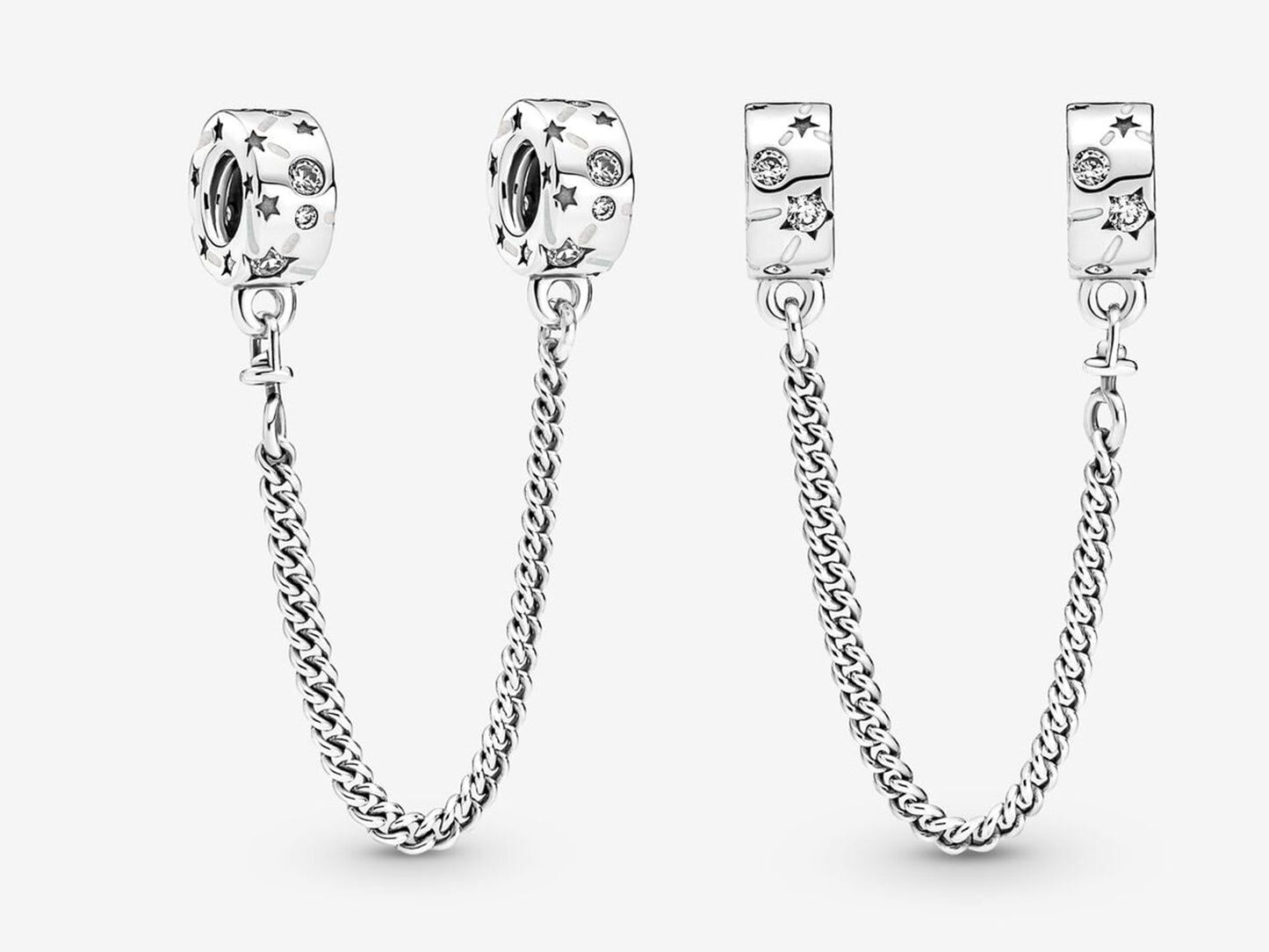 Galaxy Star Cluster Safety Chain Charm