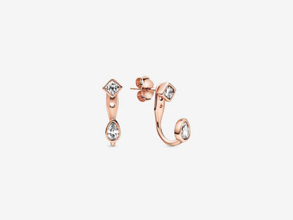 Geometric Elegance Stud Earrings