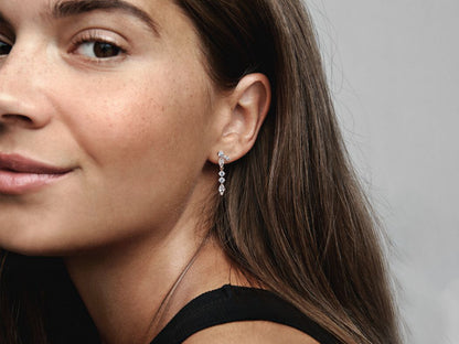 Sparkling Herbarium Cluster Drop Earrings