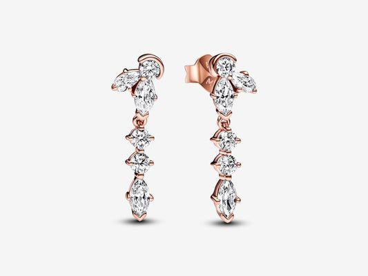 Sparkling Herbarium Cluster Drop Earrings