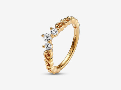 Regal Swirl Tiara Ring