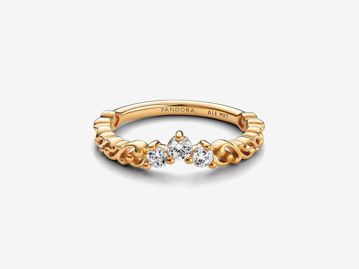 Regal Swirl Tiara Ring