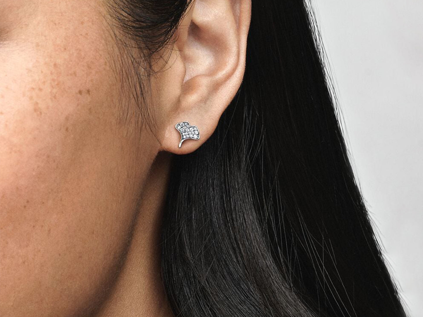 Ginkgo Elegance Stud Earrings