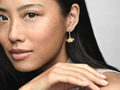 Ginkgo Whirl Earrings