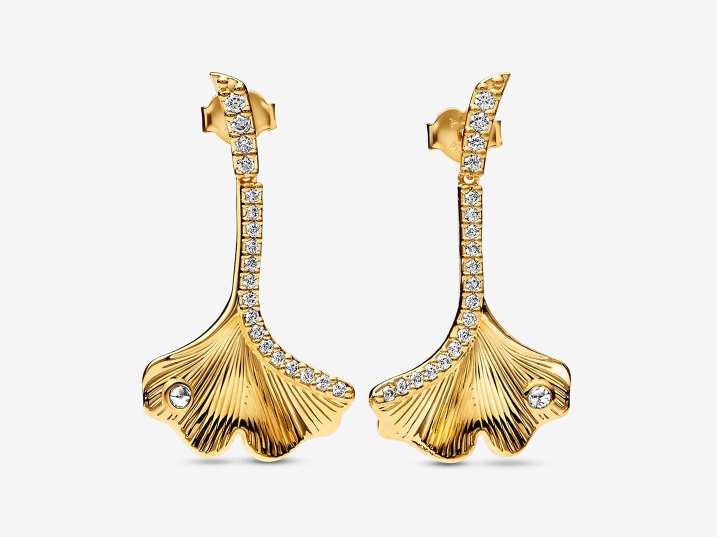 Ginkgo Whirl Earrings