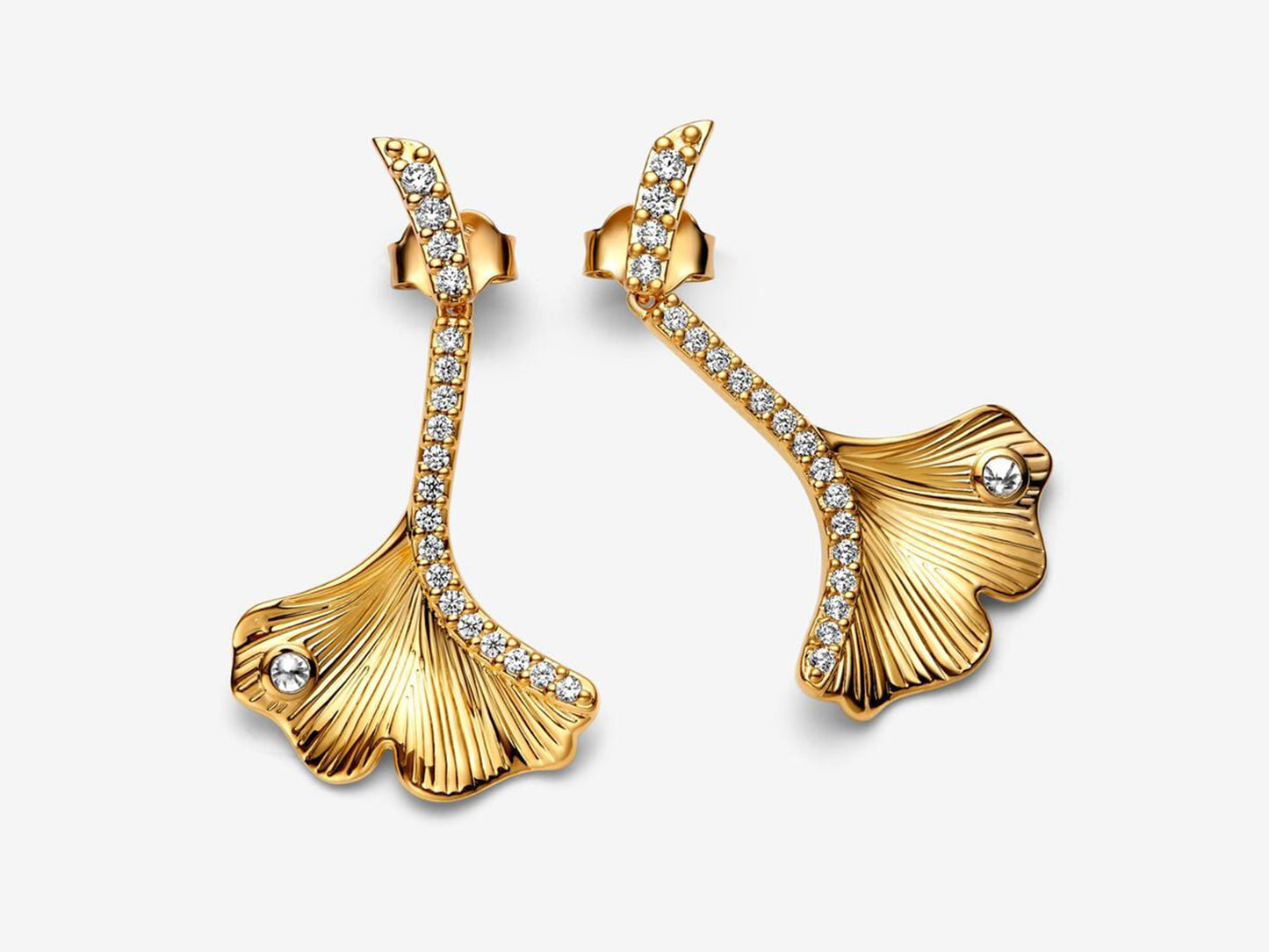 Ginkgo Whirl Earrings