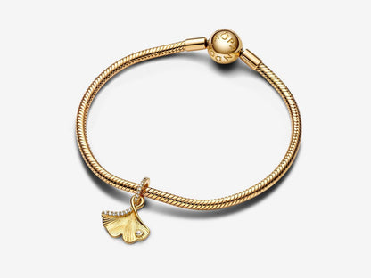 Gold-Plated Ginkgo Charm