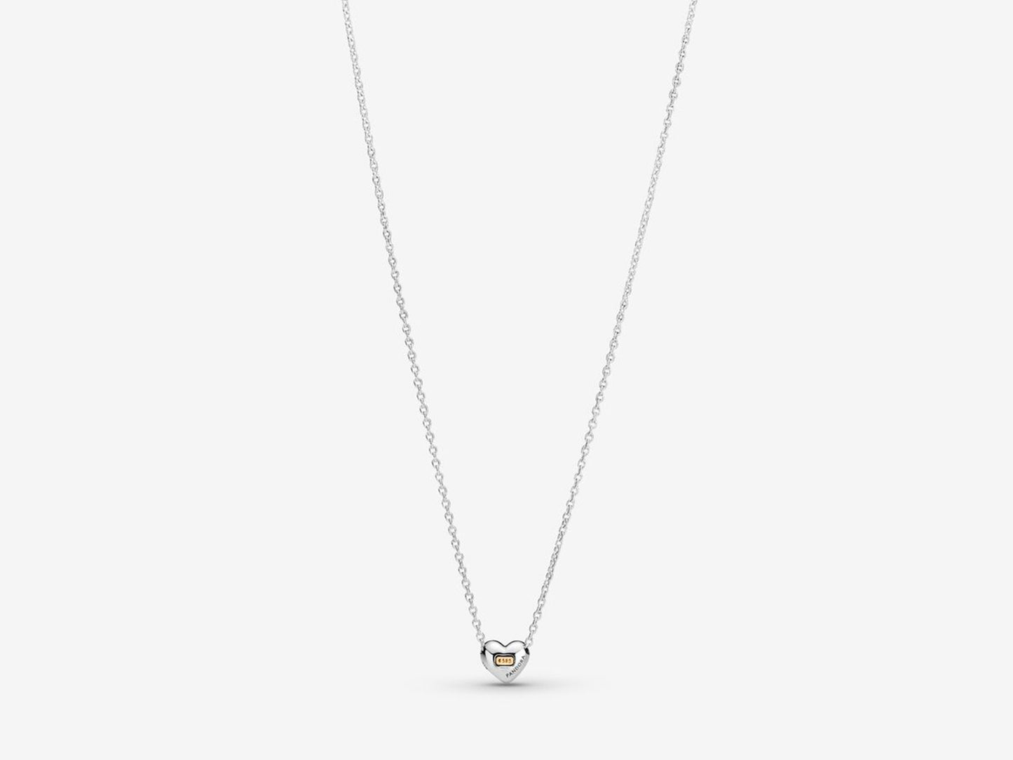 Gold Dome Heart Pendant