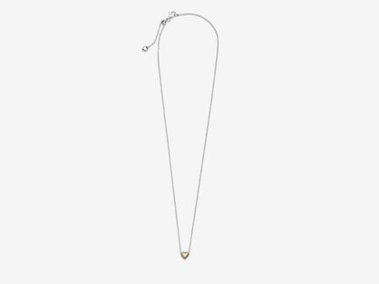 Gold Dome Heart Pendant