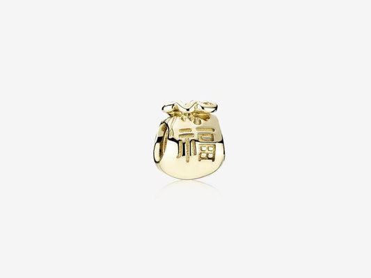 Gold Fortune Bag Charm