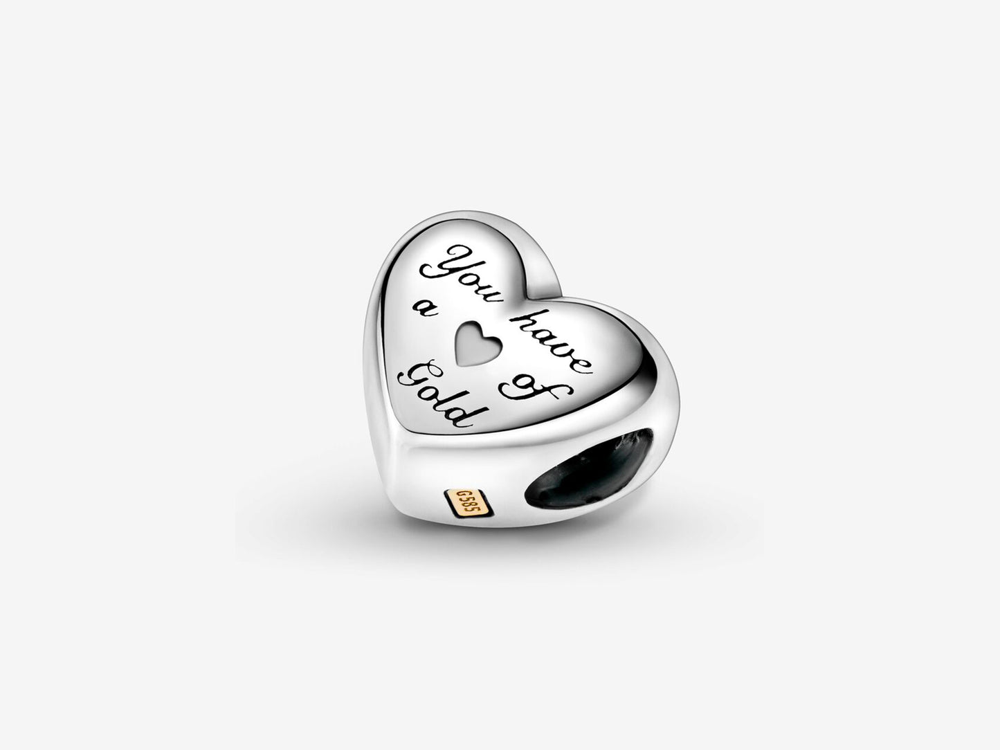 Golden Heart Charm