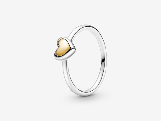Golden Heart Elegance Ring