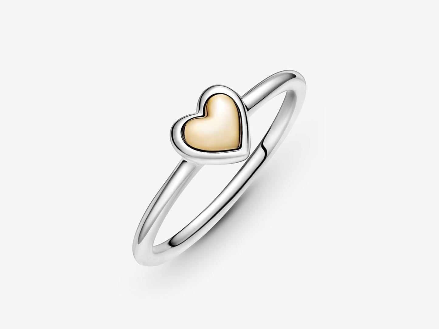 Golden Heart Elegance Ring