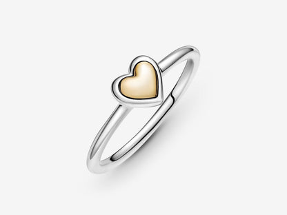 Golden Heart Elegance Ring