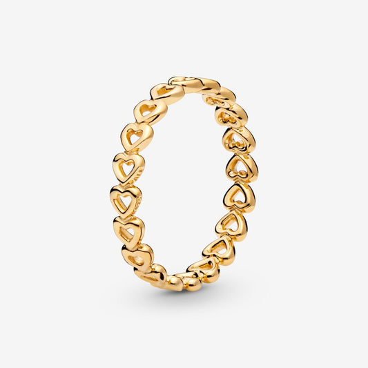 Golden Heart Ring