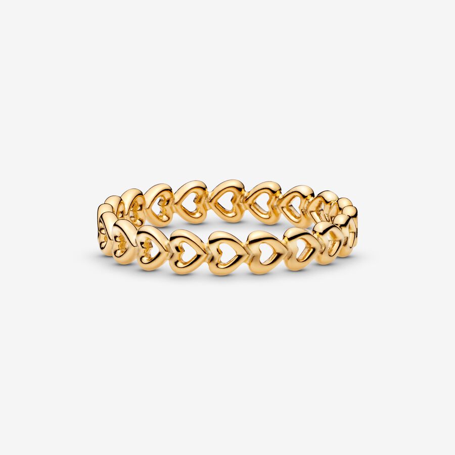 Golden Heart Ring