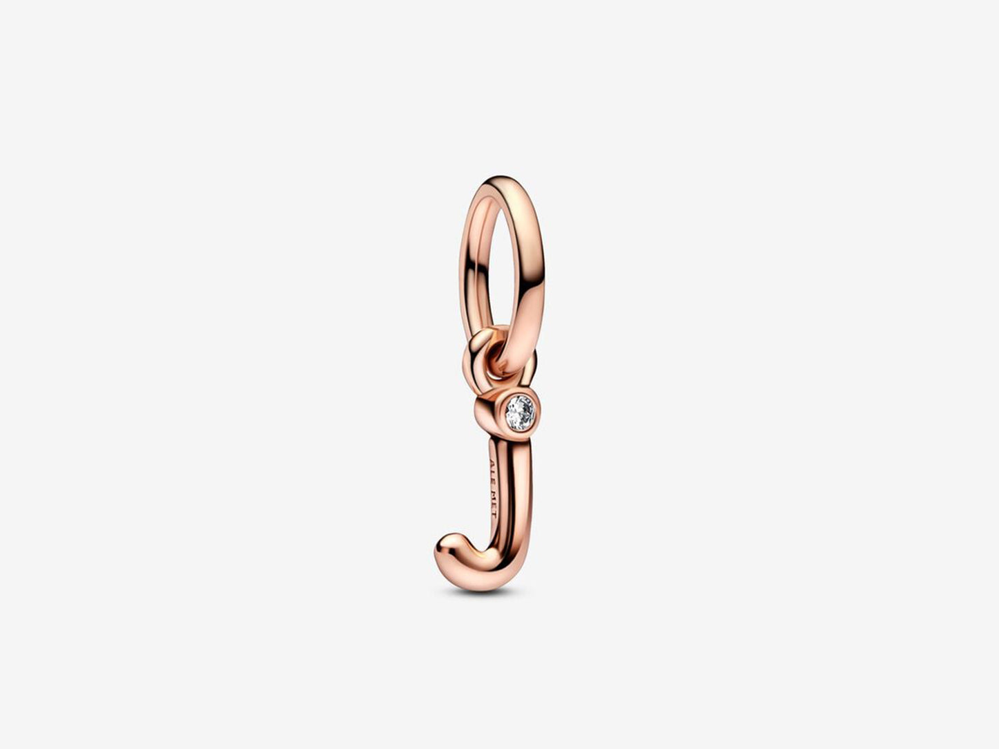 Letter J Script Alphabet Dangle Charm