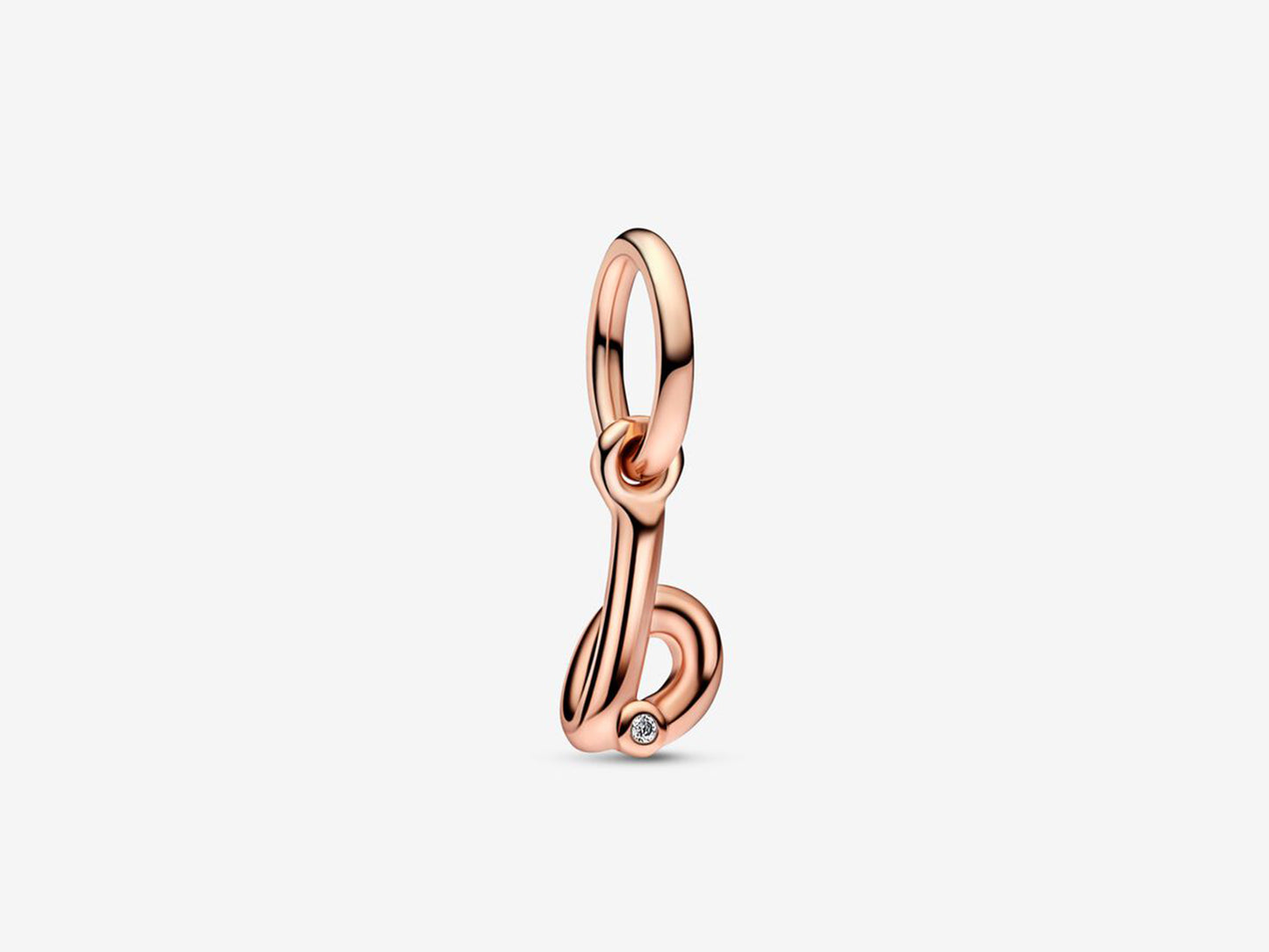 Letter B Script Alphabet Dangle Charm
