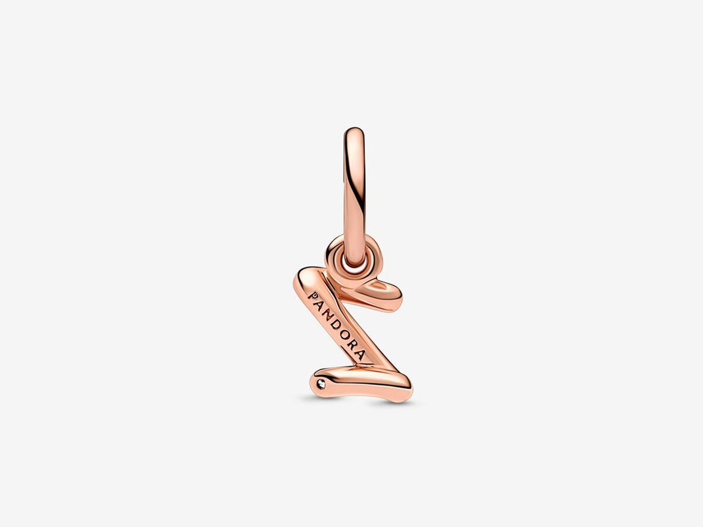 Letter Z Script Alphabet Dangle Charm