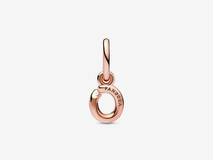 Letter O Script Alphabet Dangle Charm
