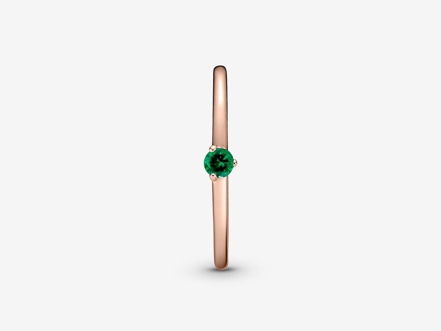 Green Radiance Single Stone Ring
